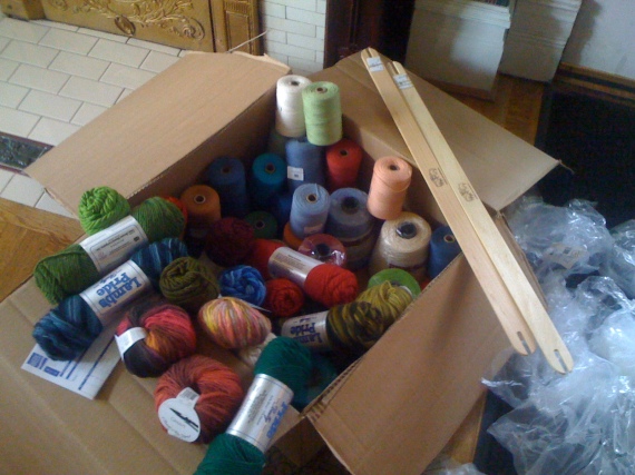 first yarn shipment